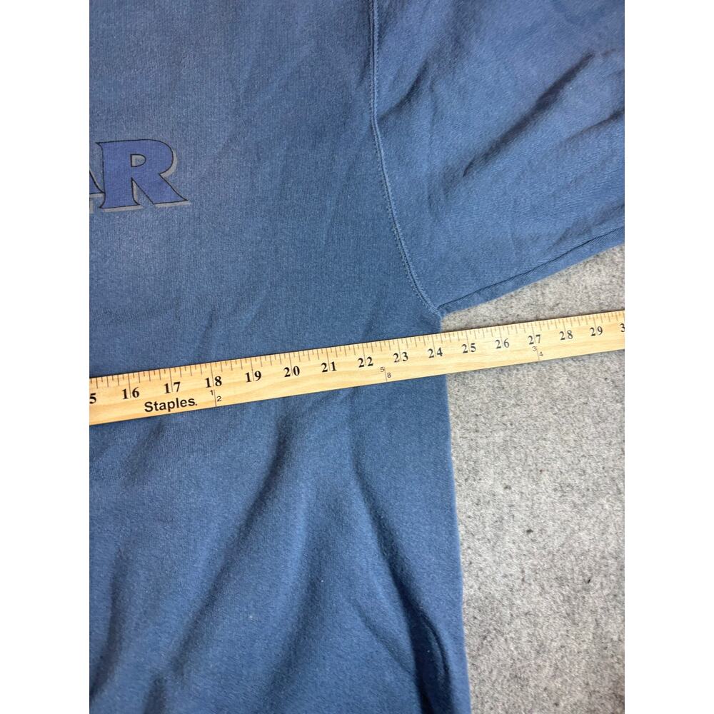 Vintage No Fear Gear Spellout Sweatshirt Mens XL Blue Crewneck Streetwear Y2K - Picture 5 of 5